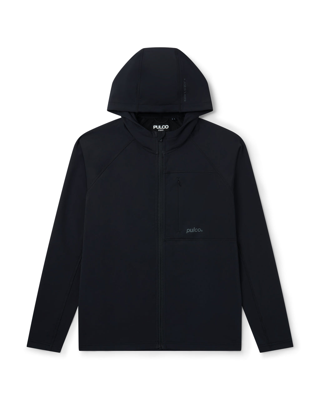 Full Zip Training Hoodie – Black