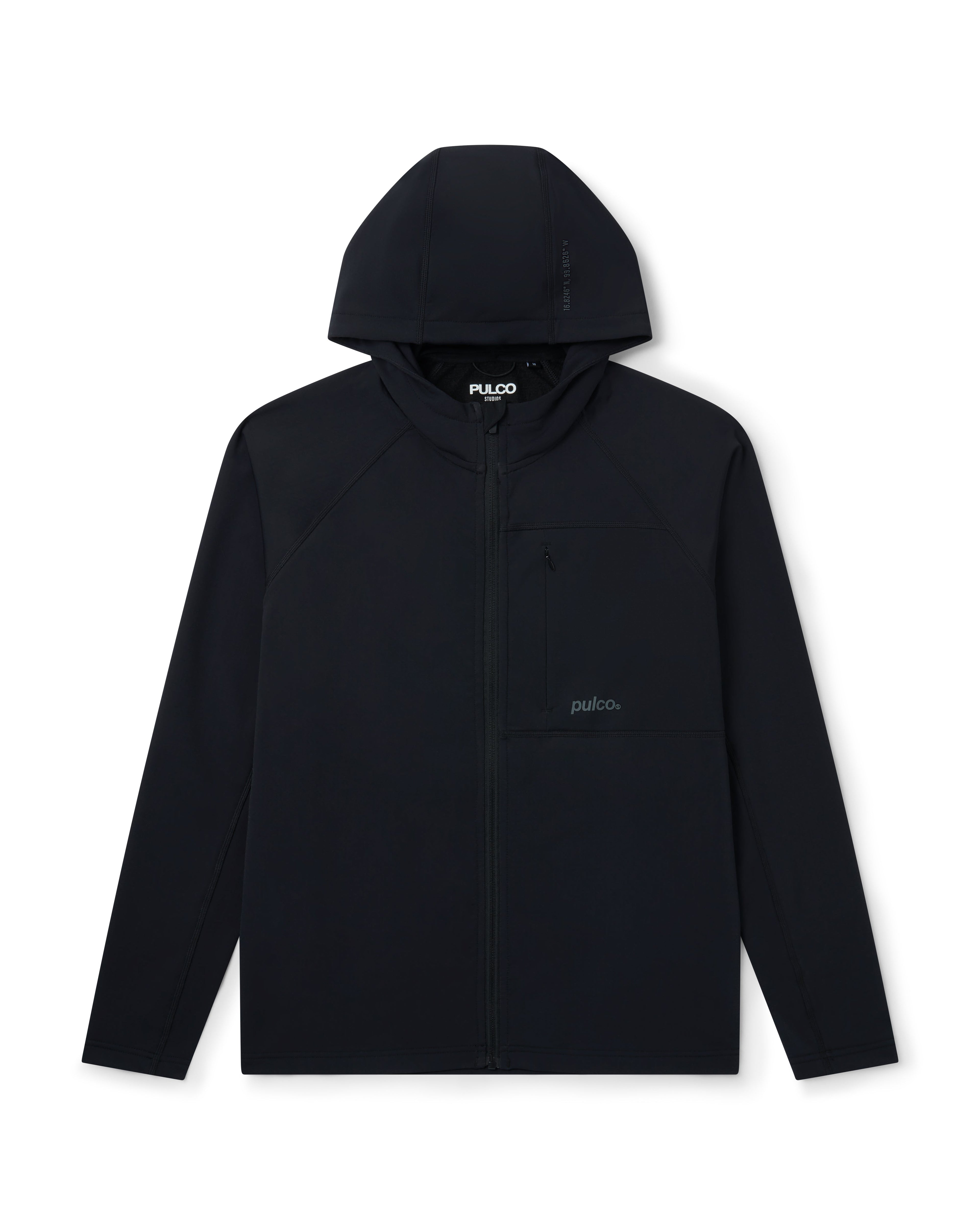 Full Zip Training Hoodie – Black
