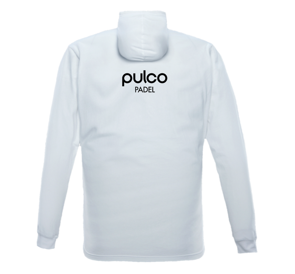 Racket Man Hoodie Tee – White