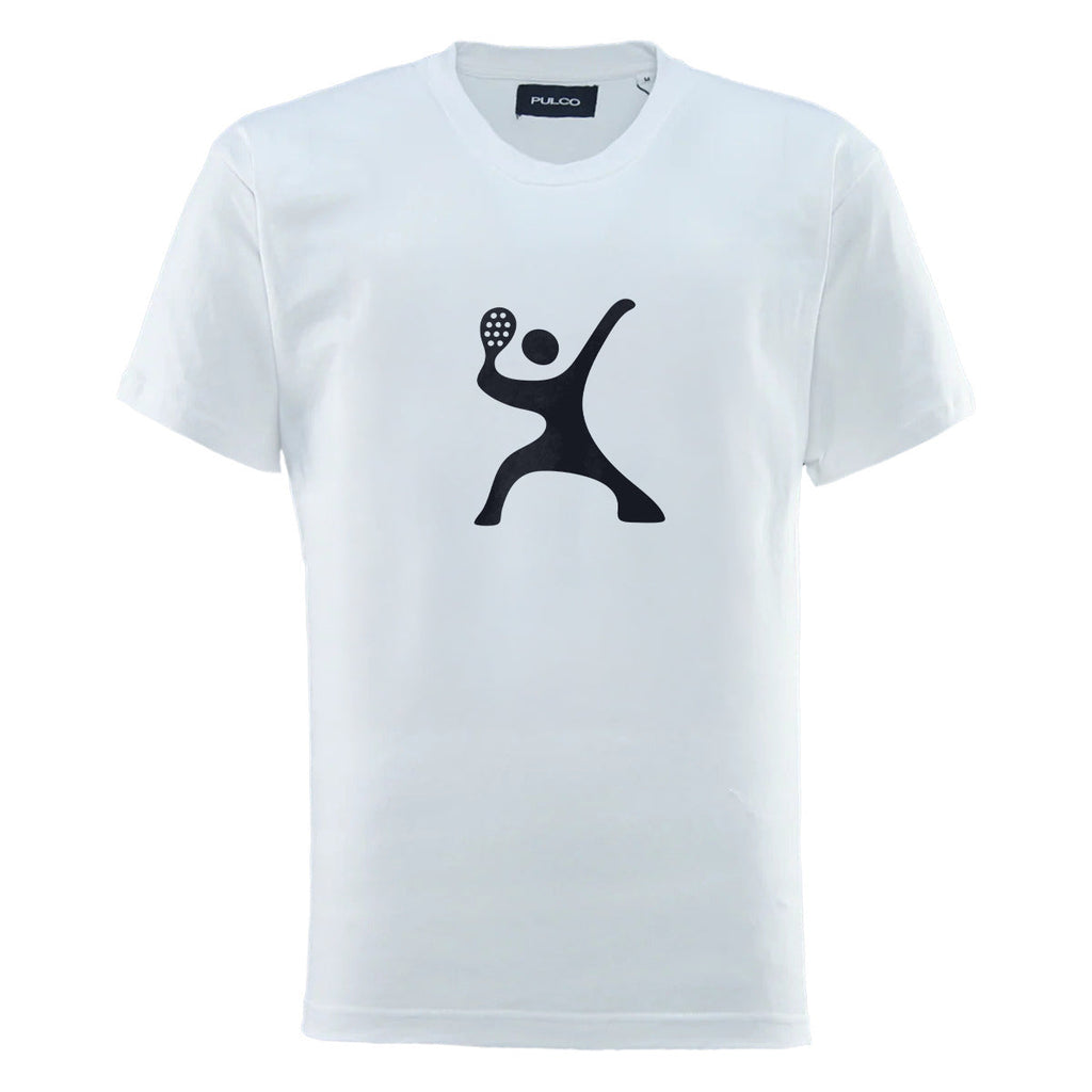 Racket Man Tee – White